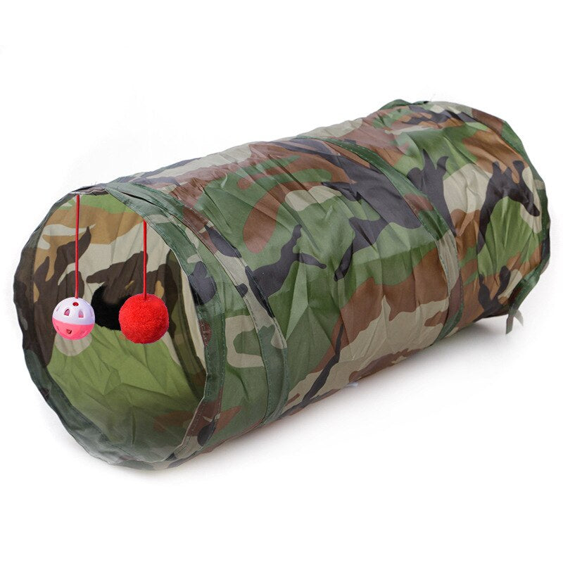 Collapsible Cat Tunnel: 2/3/4 Way Small Animal Tube for Kitty Fun Zydropshipping