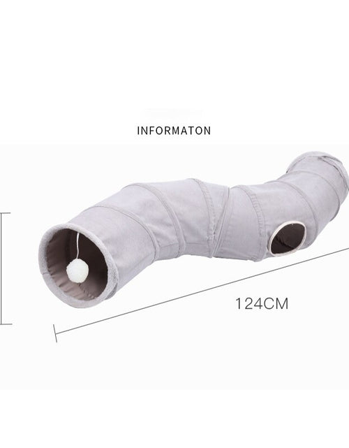 Load image into Gallery viewer, Collapsible Cat Tunnel: 2/3/4 Way Small Animal Tube for Kitty Fun Zydropshipping
